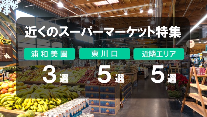 近くのスーパーマーケット特集 浦和美園３選 東川口５選 近隣エリア5選 Urawa Misono Net 浦和美園ブログ