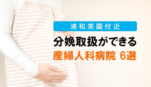 浦和美園付近の分娩取扱ができる産婦人科の病院 6選